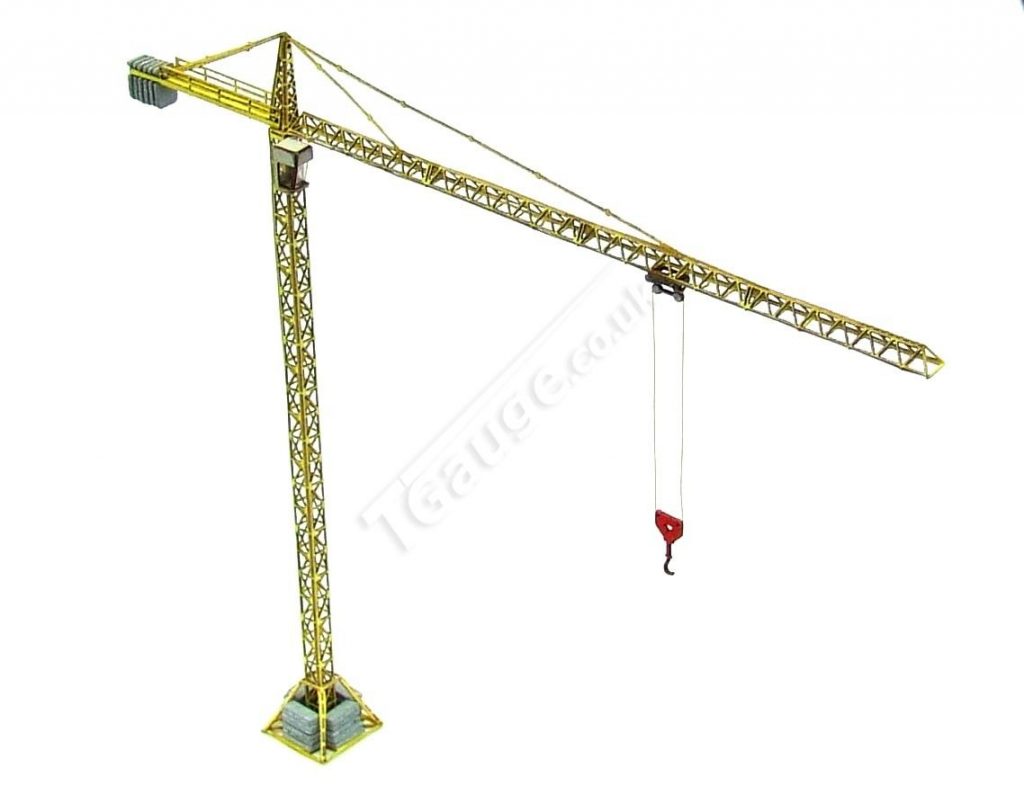 T Gauge 1:450 Scale Yellow Tower Crane TB-009 - VCSHobbies