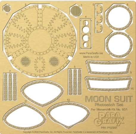 Paragrafix Moon Suit Photoetch Set PGX251