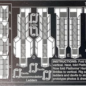 Gold Medal 1/700 EXTRA LADDERS AND ACCOMMODATION LADDERS 700-19